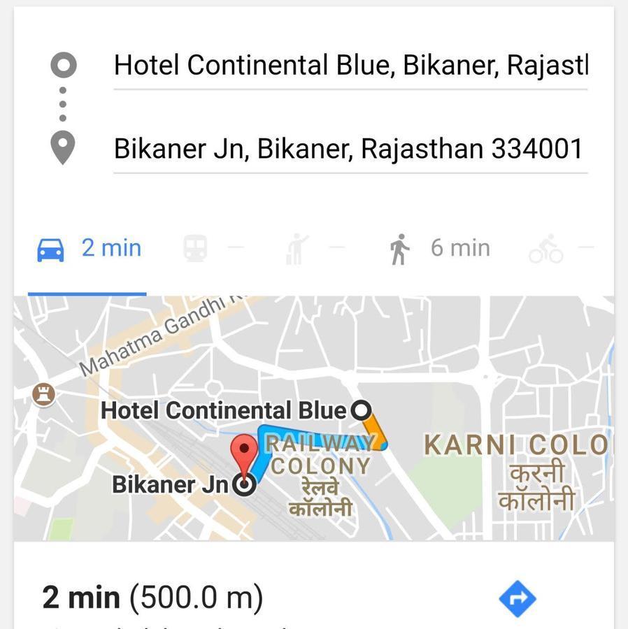 Hotel Continental Blue Биканер Екстериор снимка